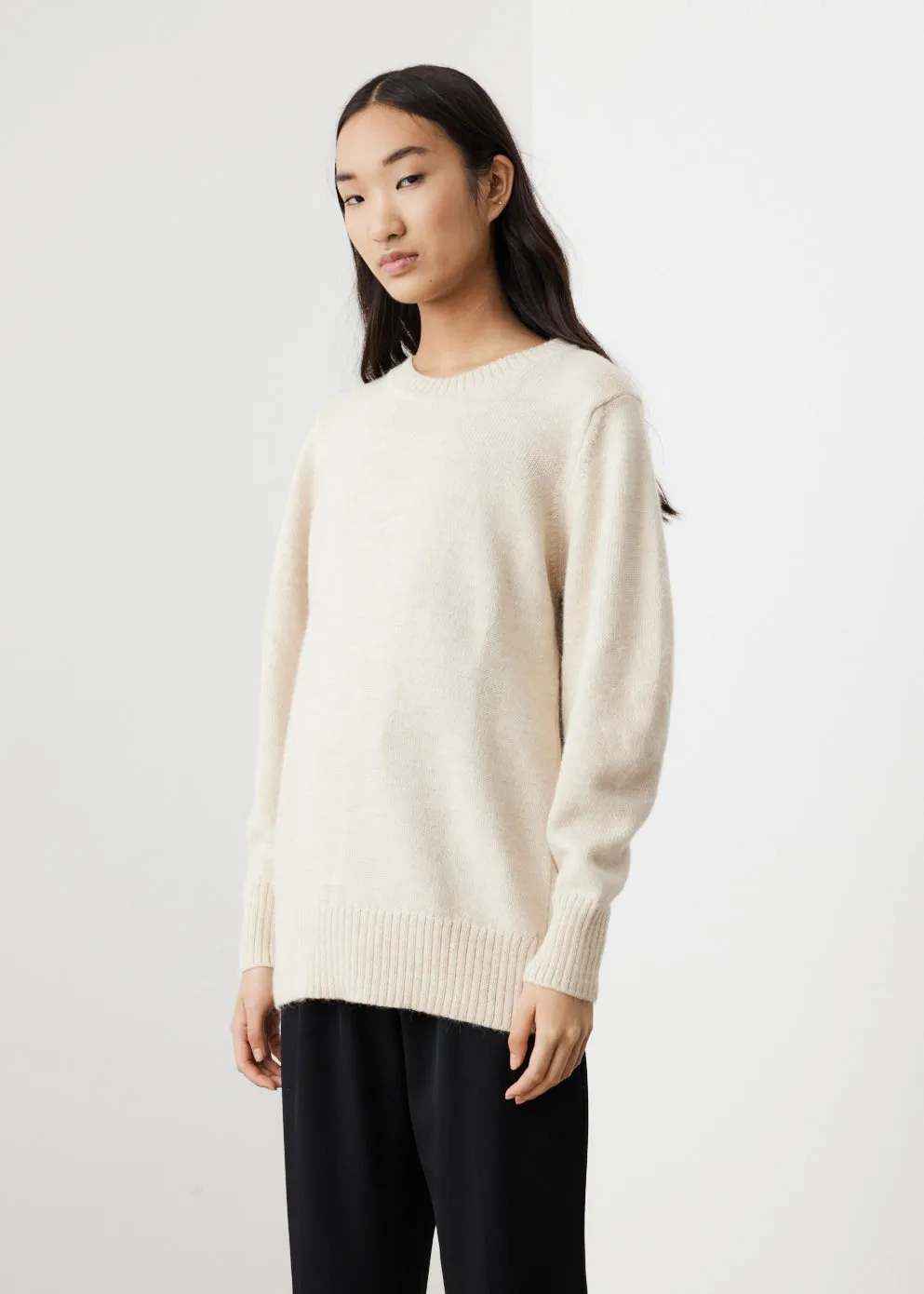 0002 Oversized Knitted Sweater