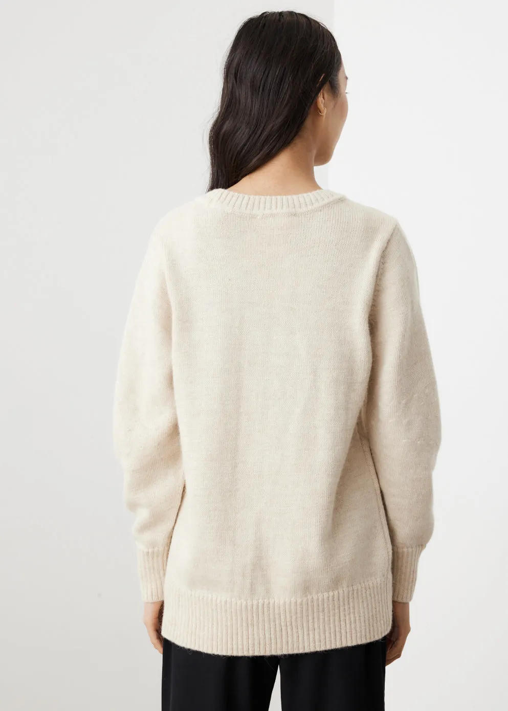 0002 Oversized Knitted Sweater