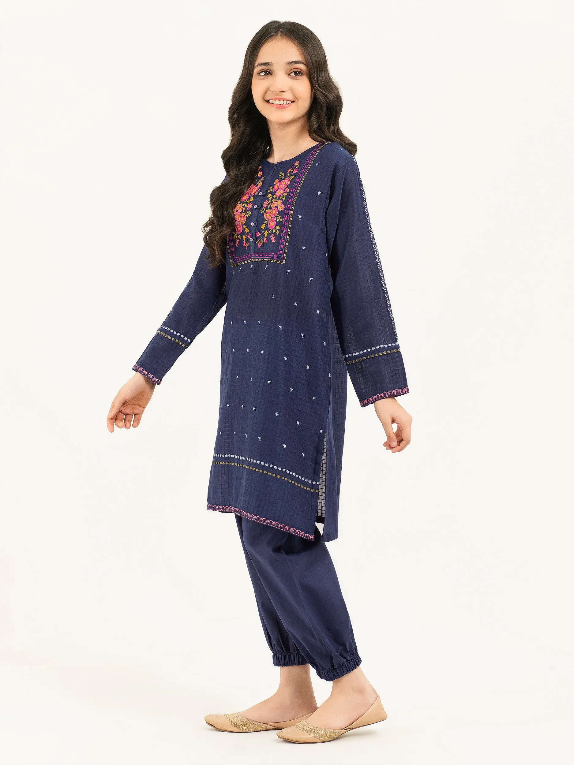 2 Piece Lawn Suit-Embroidered (Pret)