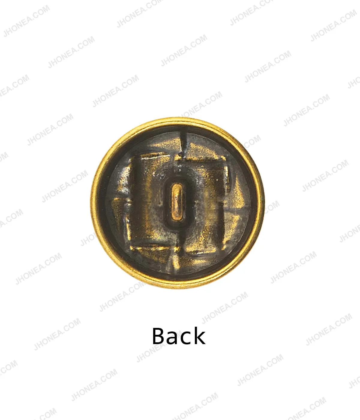 20mm Antique Gold Checks Design Coat Buttons