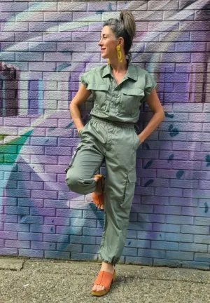 71925NN Jade Jumpsuit Lightweight Cargo