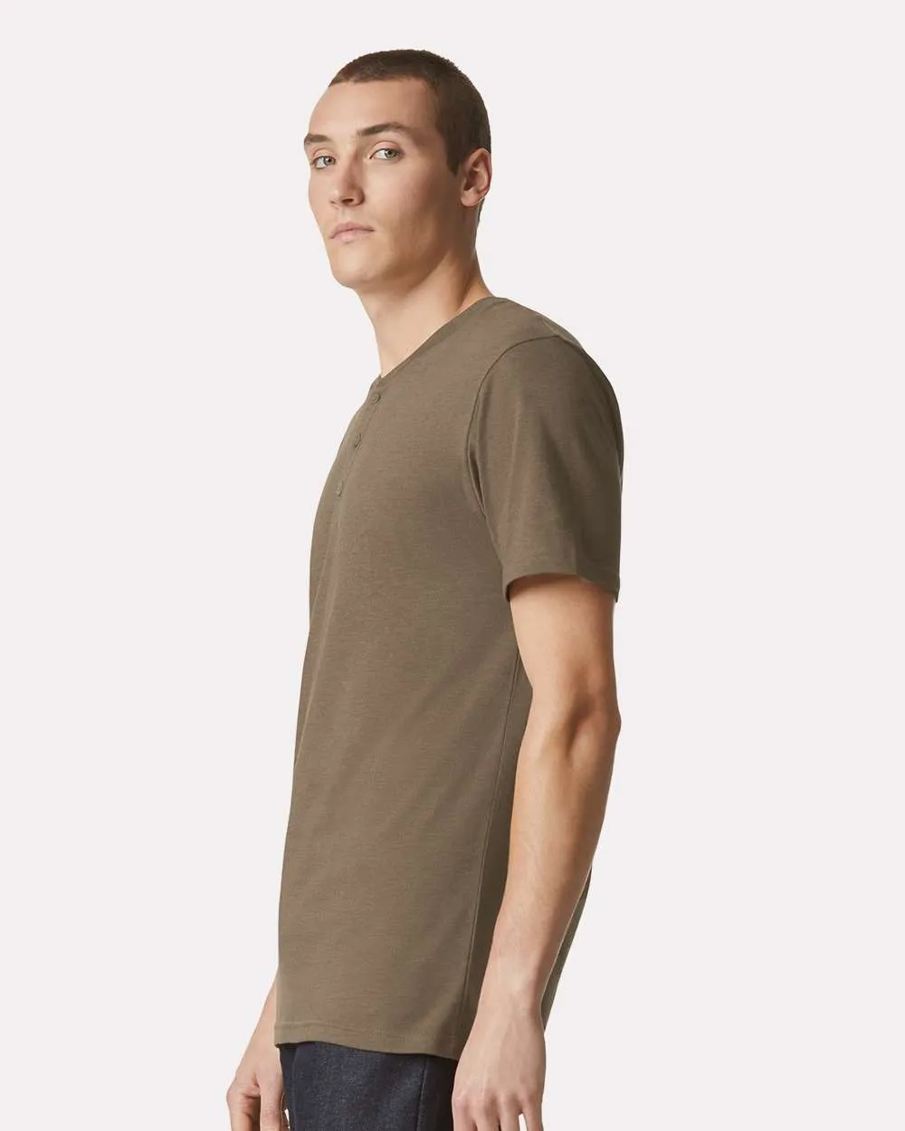 American Apparel CVC Henley Tee 2004CVC