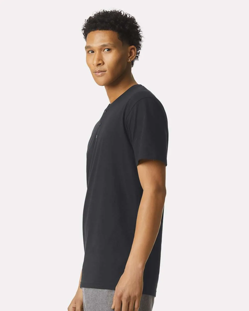 American Apparel CVC Henley Tee 2004CVC