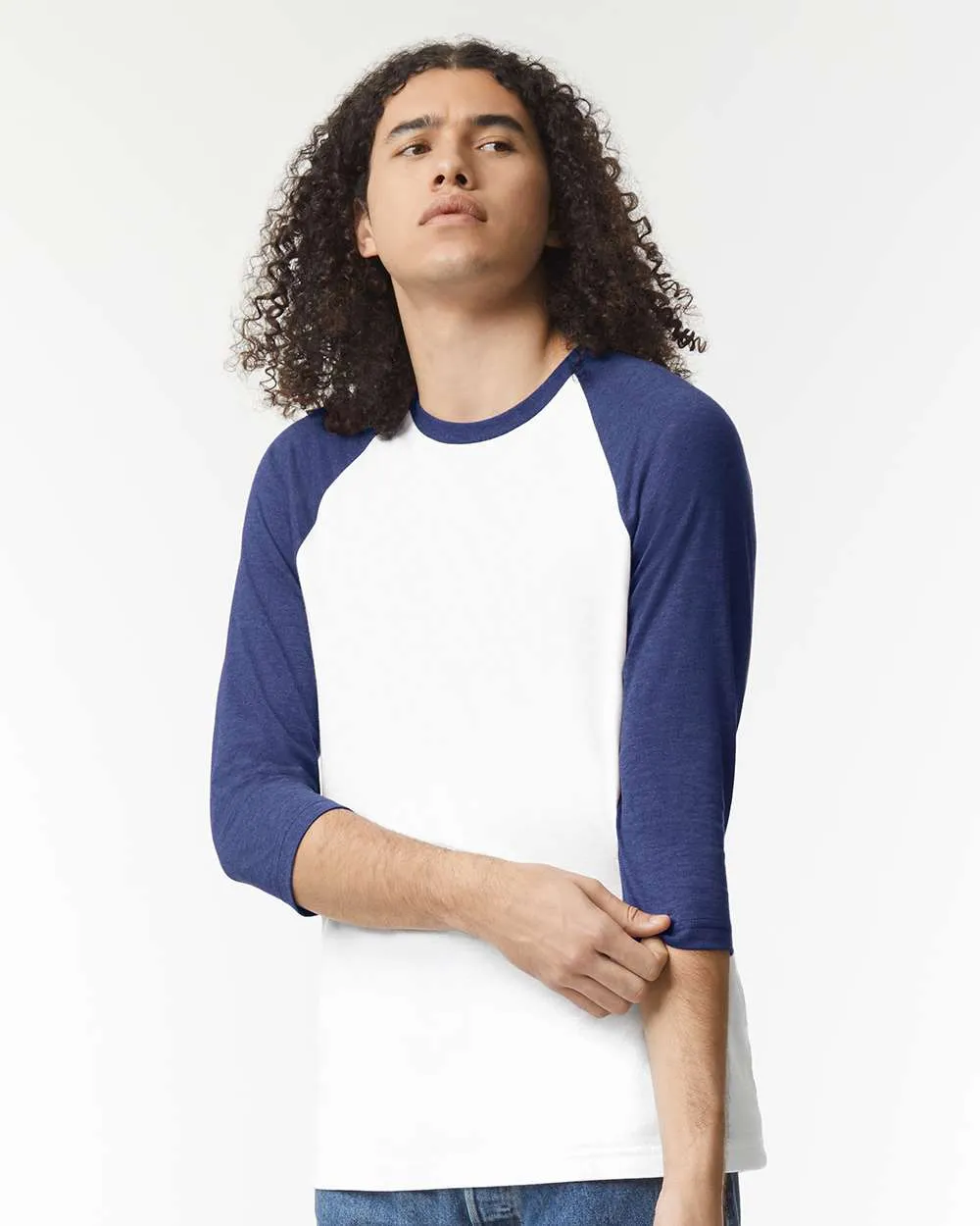 American Apparel CVC Three-Quarter Sleeve Tee 2003CVC