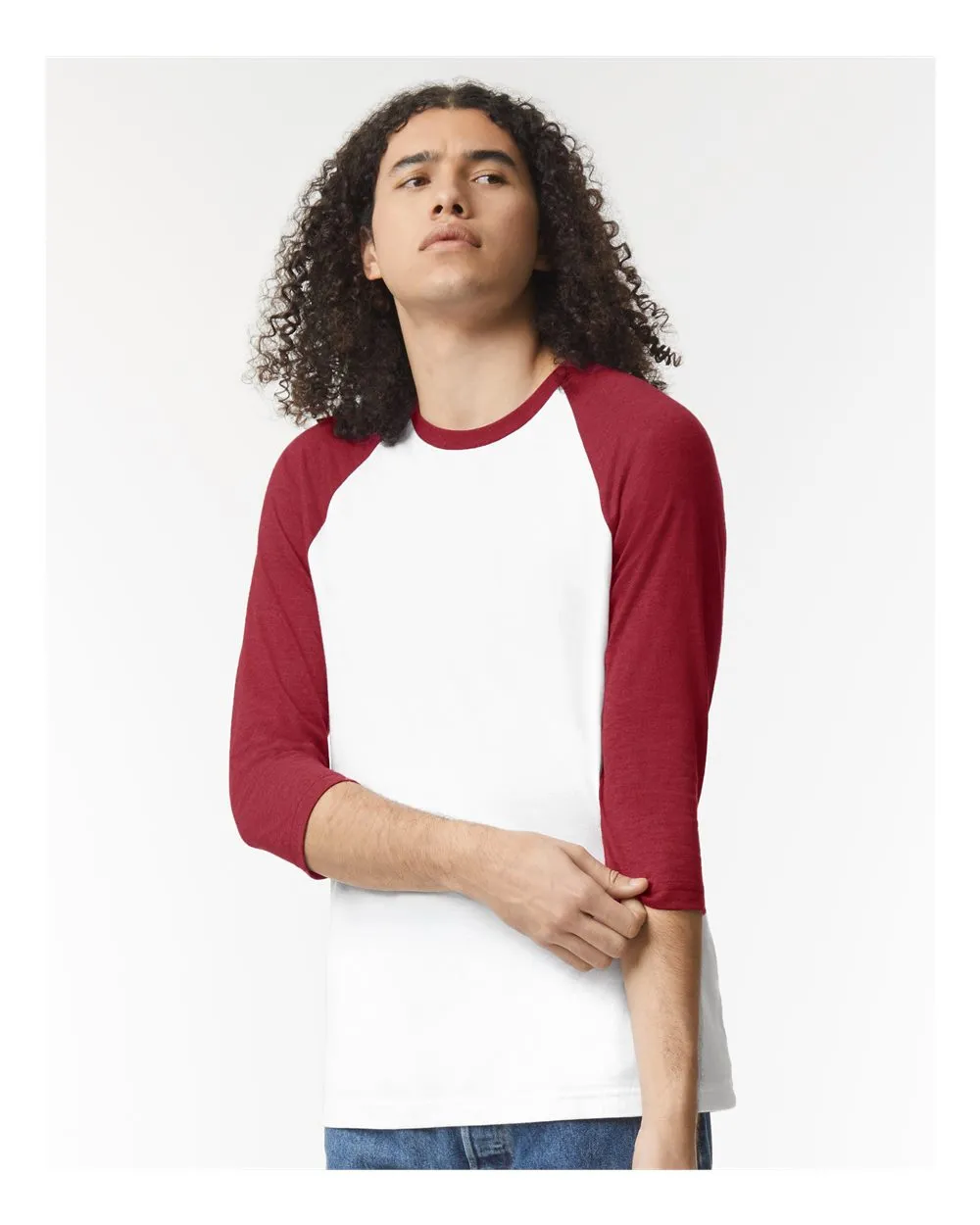 American Apparel CVC Three-Quarter Sleeve Tee 2003CVC