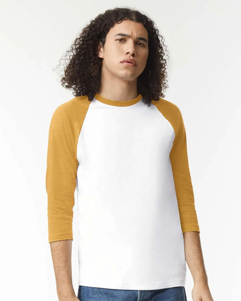 American Apparel CVC Three-Quarter Sleeve Tee 2003CVC