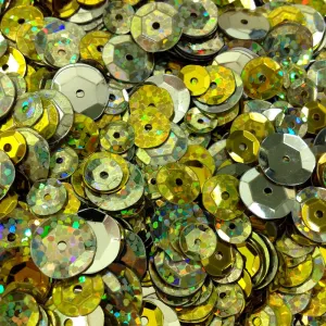 Arbee Sequins, Gold Mix- 6-8mm