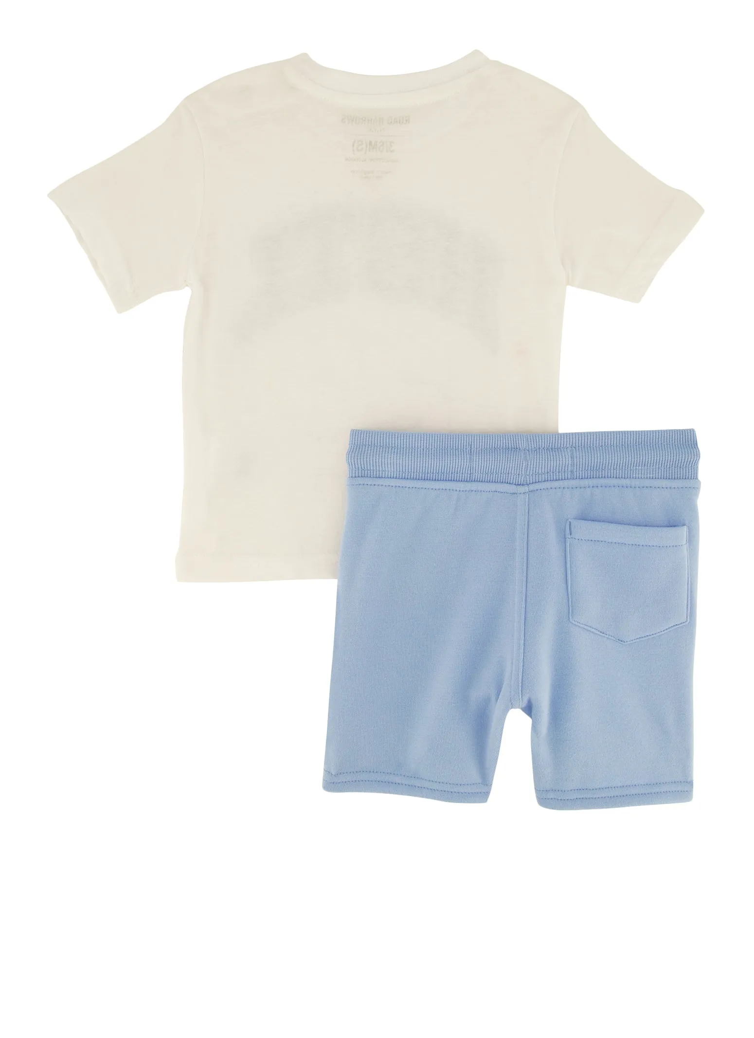 Baby Boys 0-12M Hstl 23 Chenille Graphic Patch Tee and Shorts