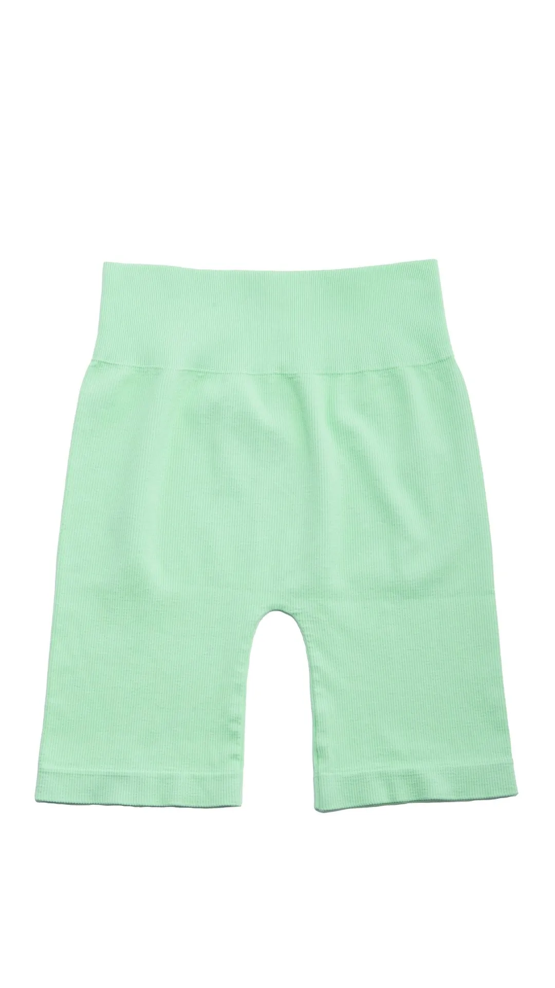 Bai Ribbed Biker Shorts - Lime Green - FINAL SALE