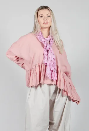 Bauchlos Shirt in Lotus Pink