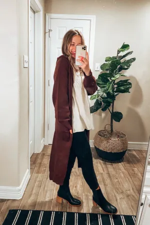 Bethany Hooded Duster Cardigan | FINAL SALE