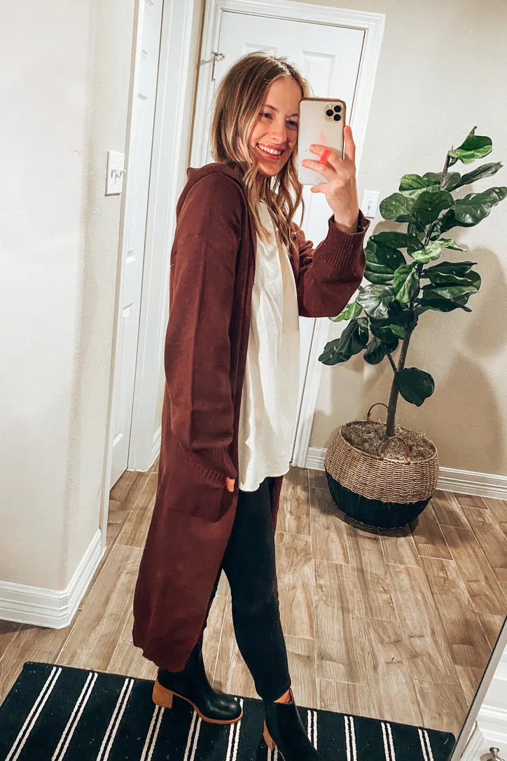 Bethany Hooded Duster Cardigan | FINAL SALE