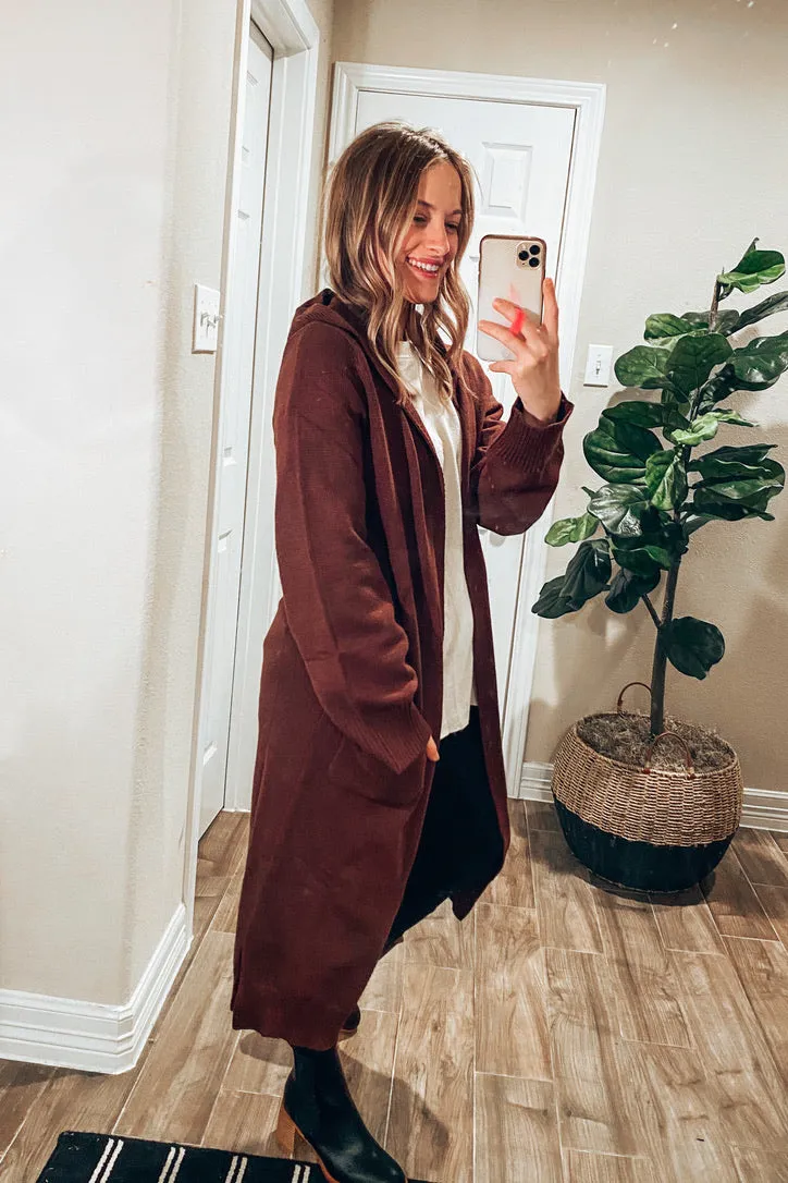 Bethany Hooded Duster Cardigan | FINAL SALE