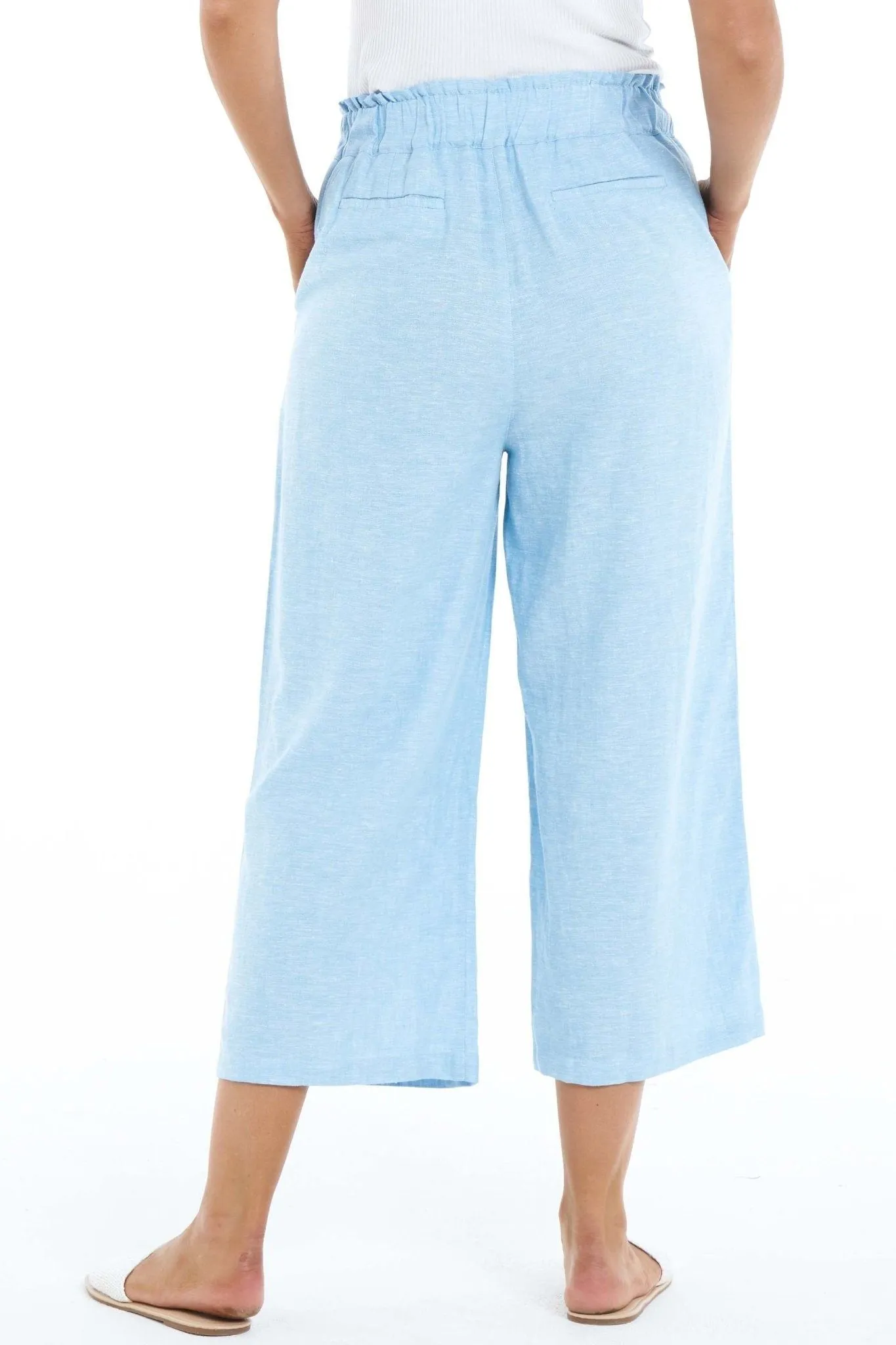 Betty Basics Stevie Pant in Powder Blue