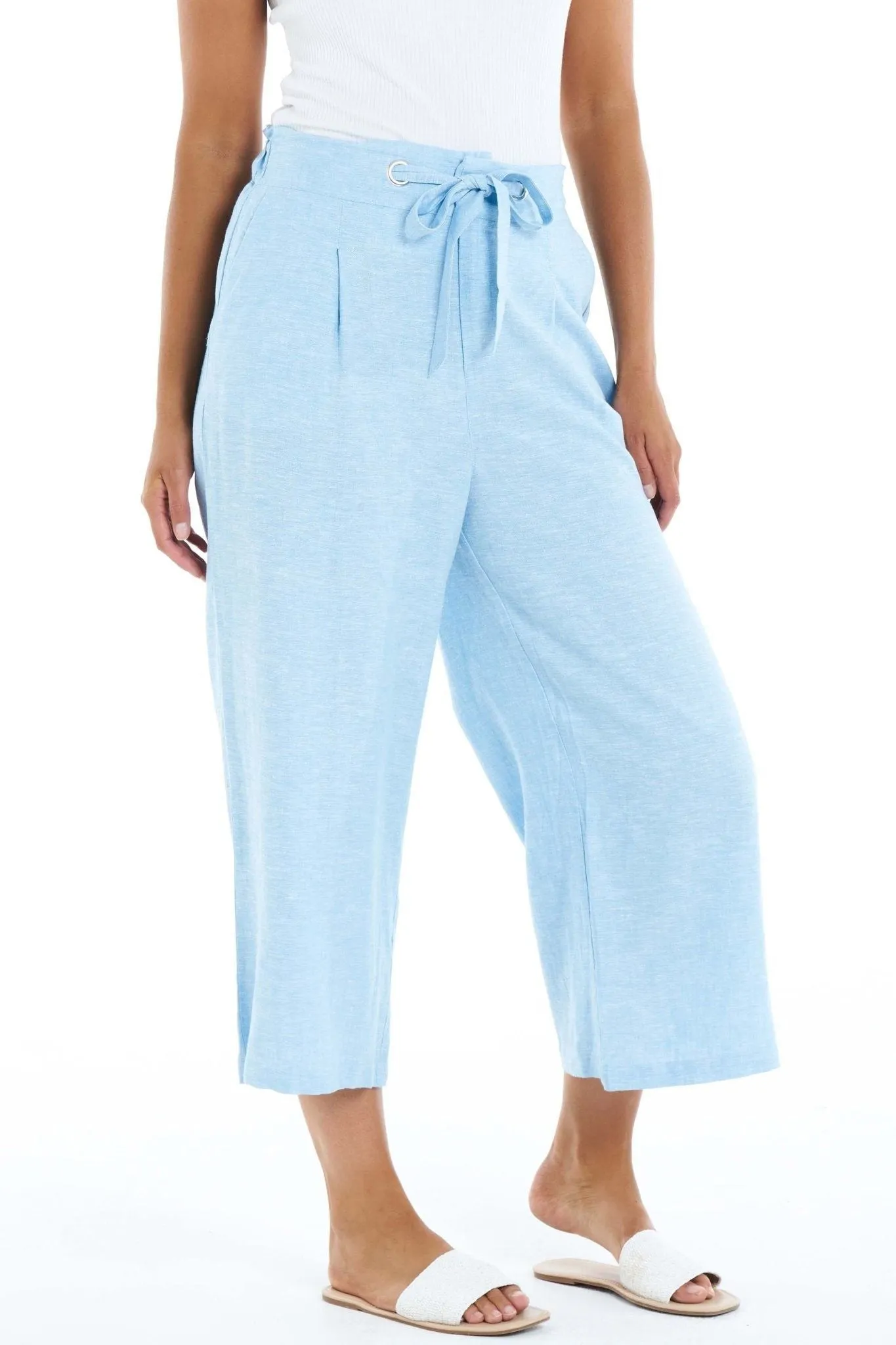 Betty Basics Stevie Pant in Powder Blue