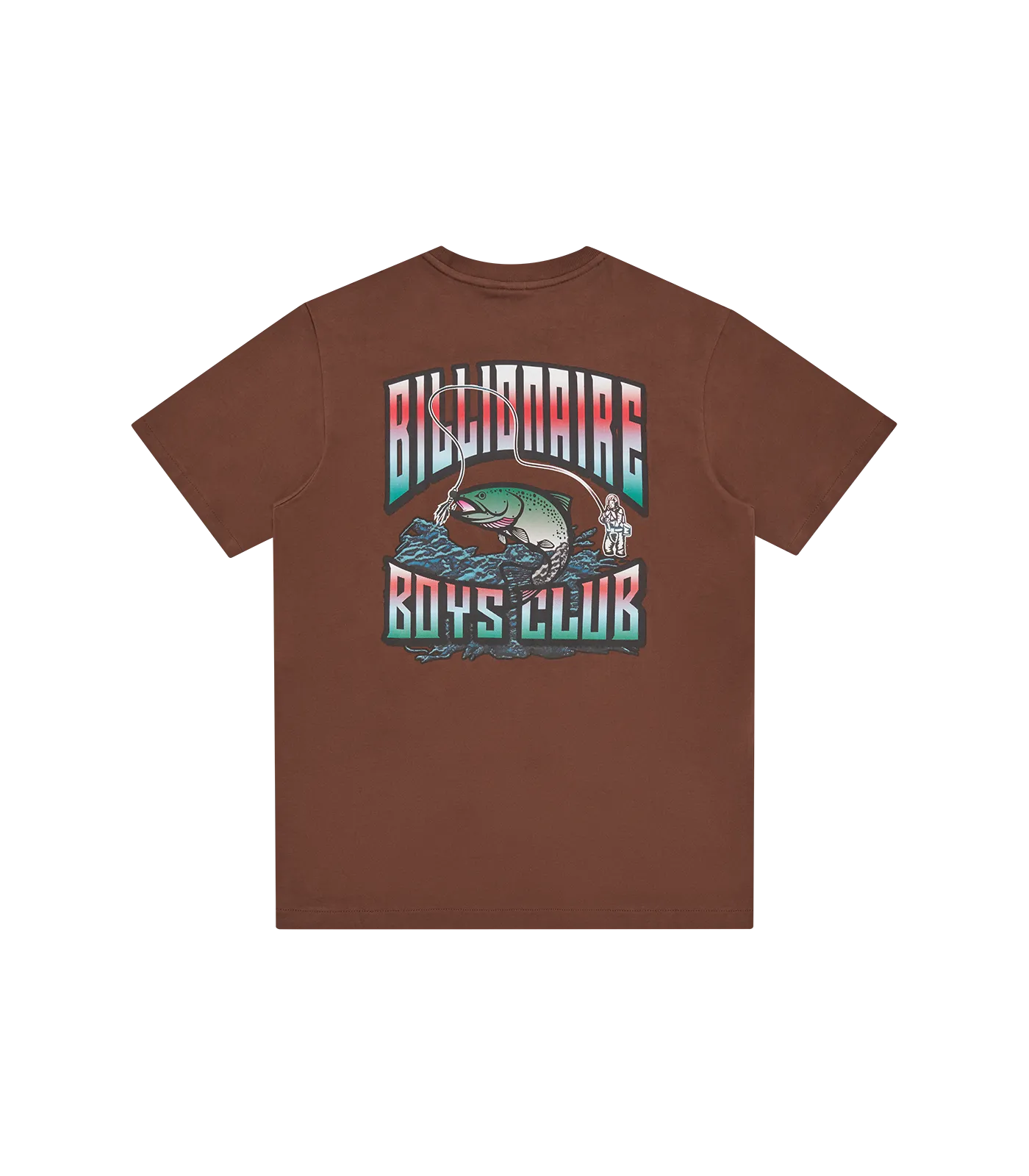 BIG CATCH T-SHIRT - BROWN