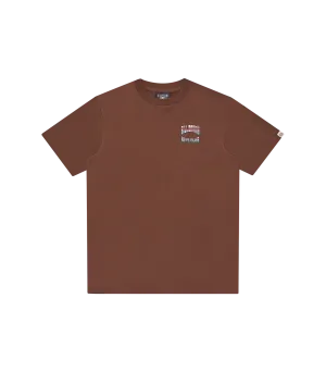 BIG CATCH T-SHIRT - BROWN