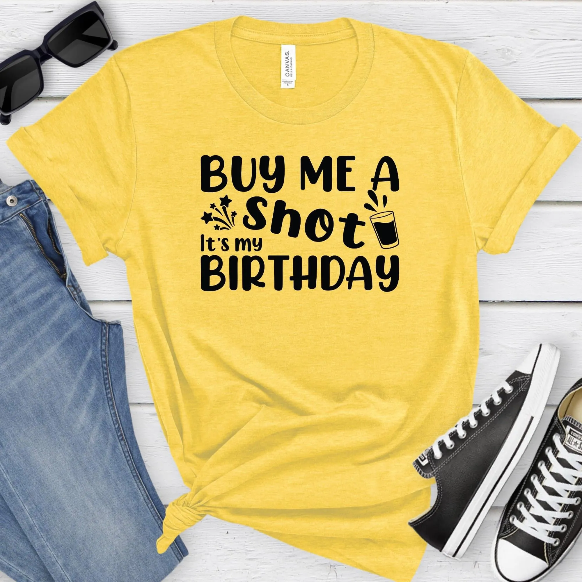 Birthday Shot Graphic Tee