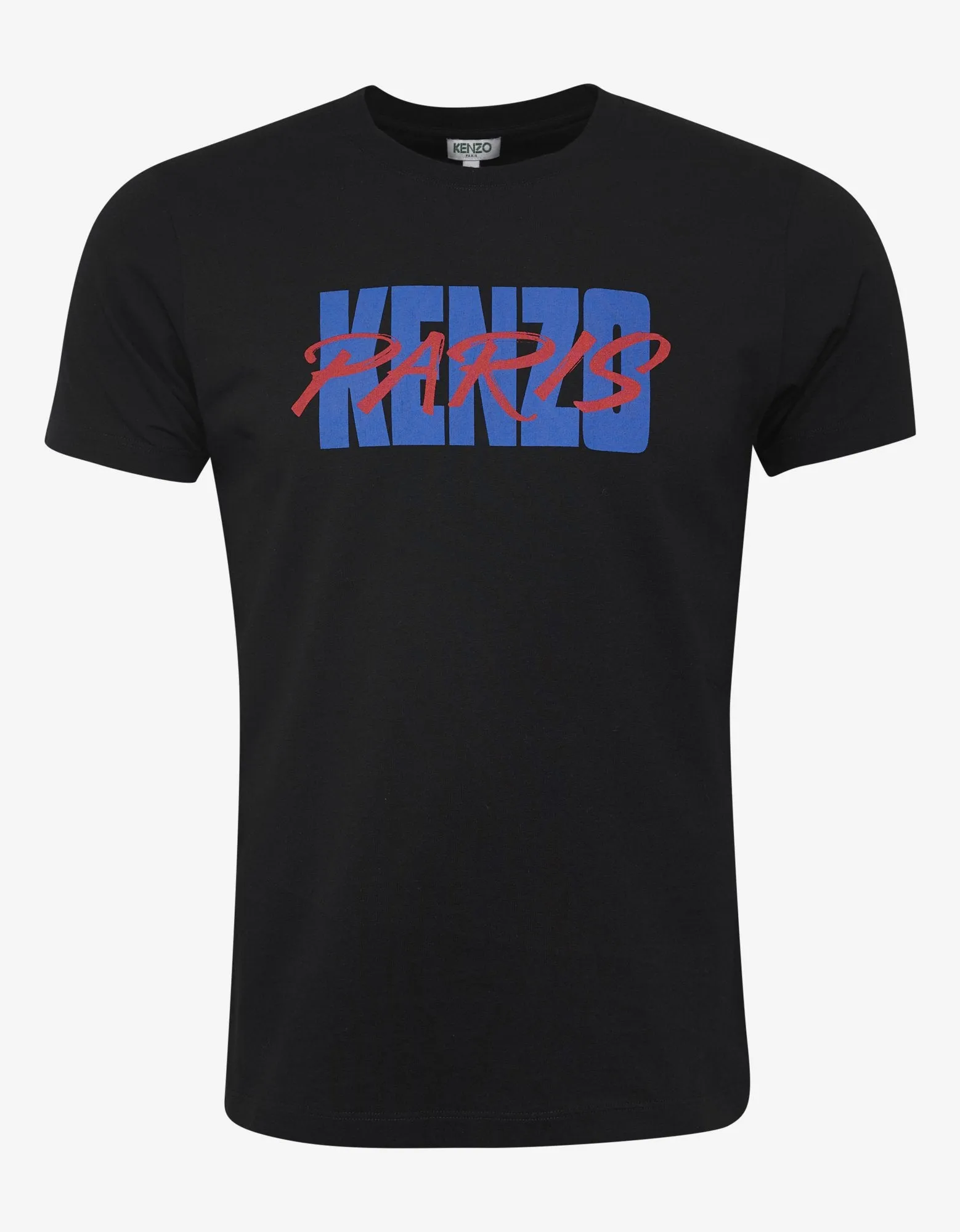 Black Kenzo Paris Print T-Shirt