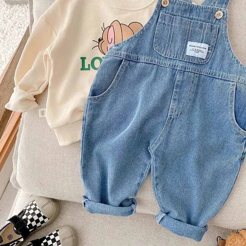 Blue Denim Kids Overalls