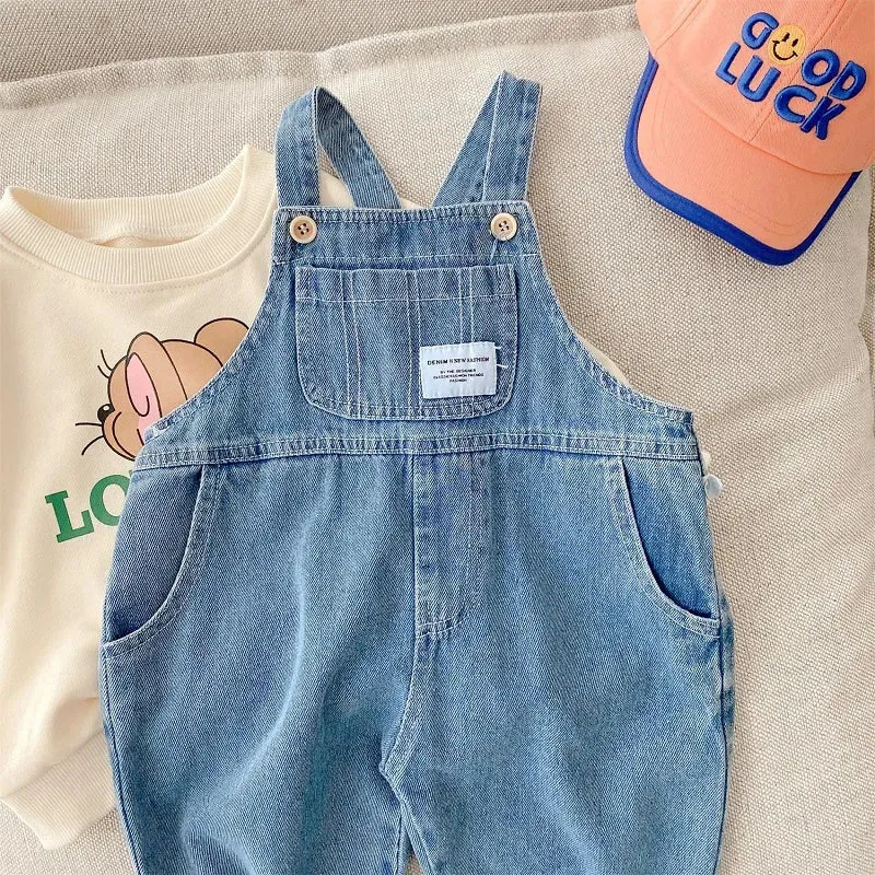 Blue Denim Kids Overalls