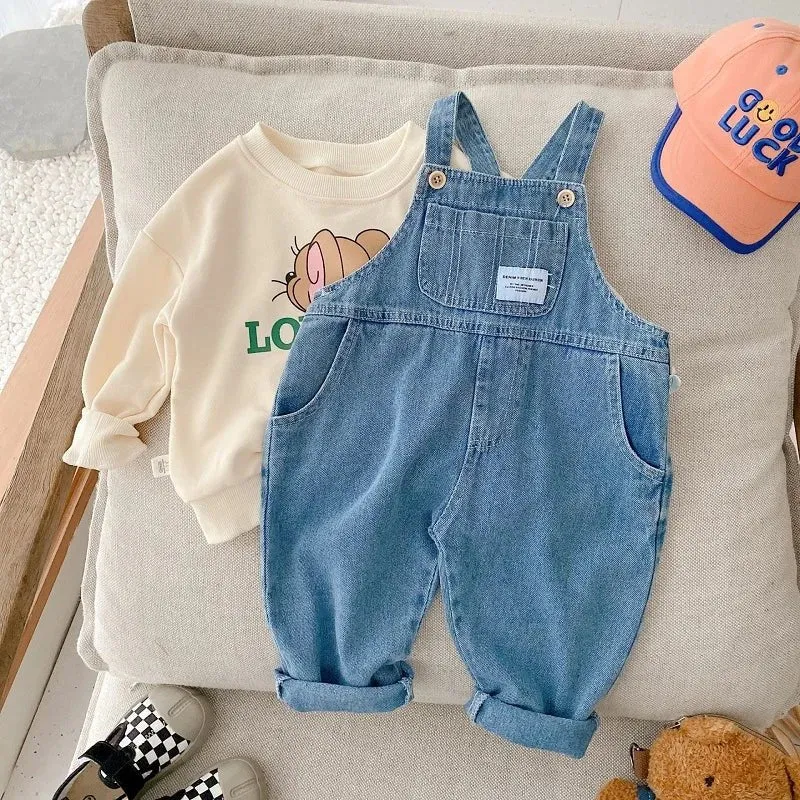 Blue Denim Kids Overalls