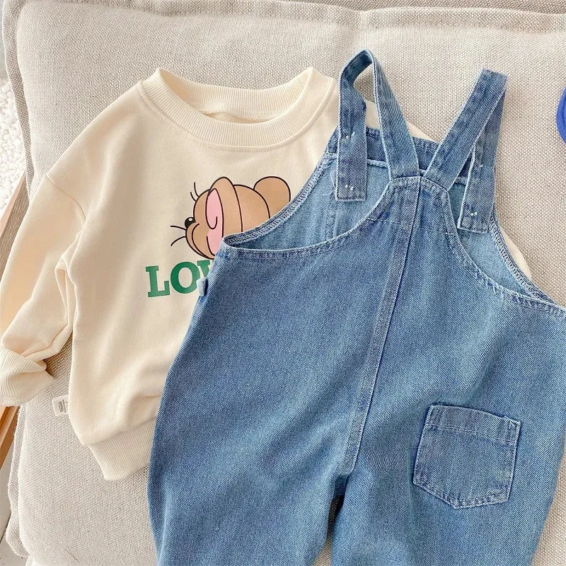 Blue Denim Kids Overalls