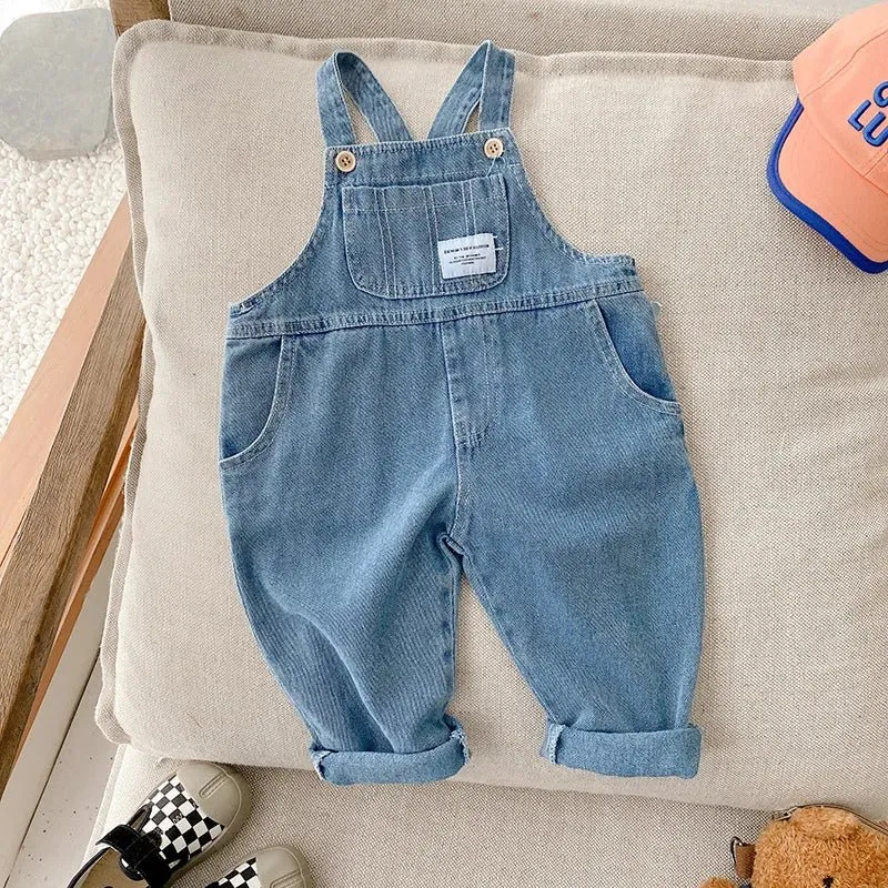 Blue Denim Kids Overalls