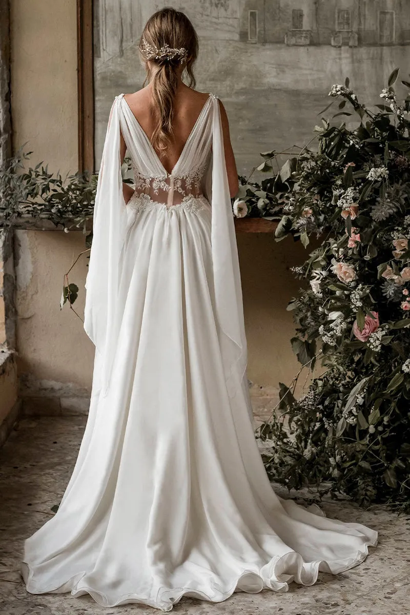 Bohemian Goddess Wedding Dress