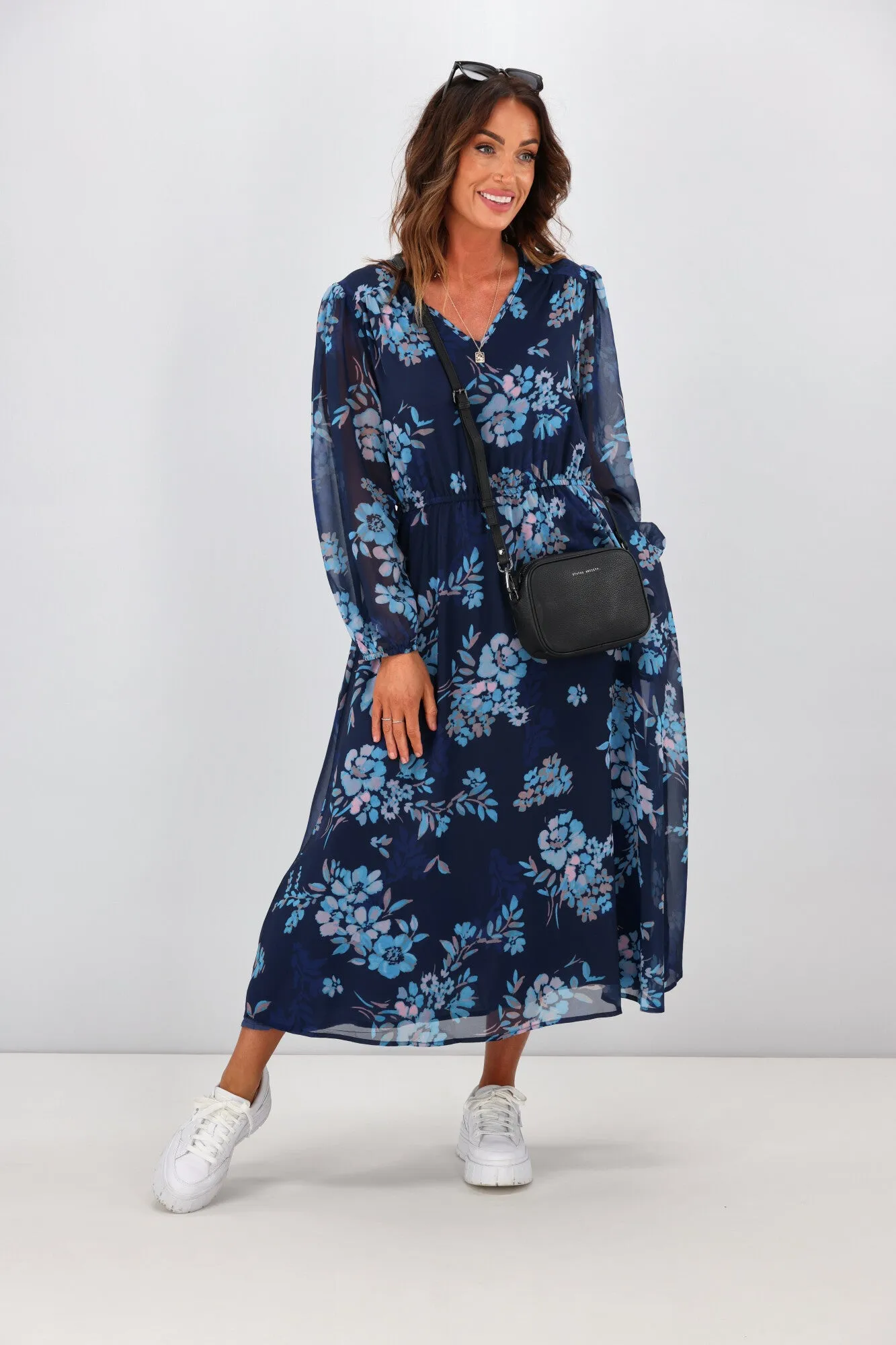 Boho Australia Miette Dress Navy Floral