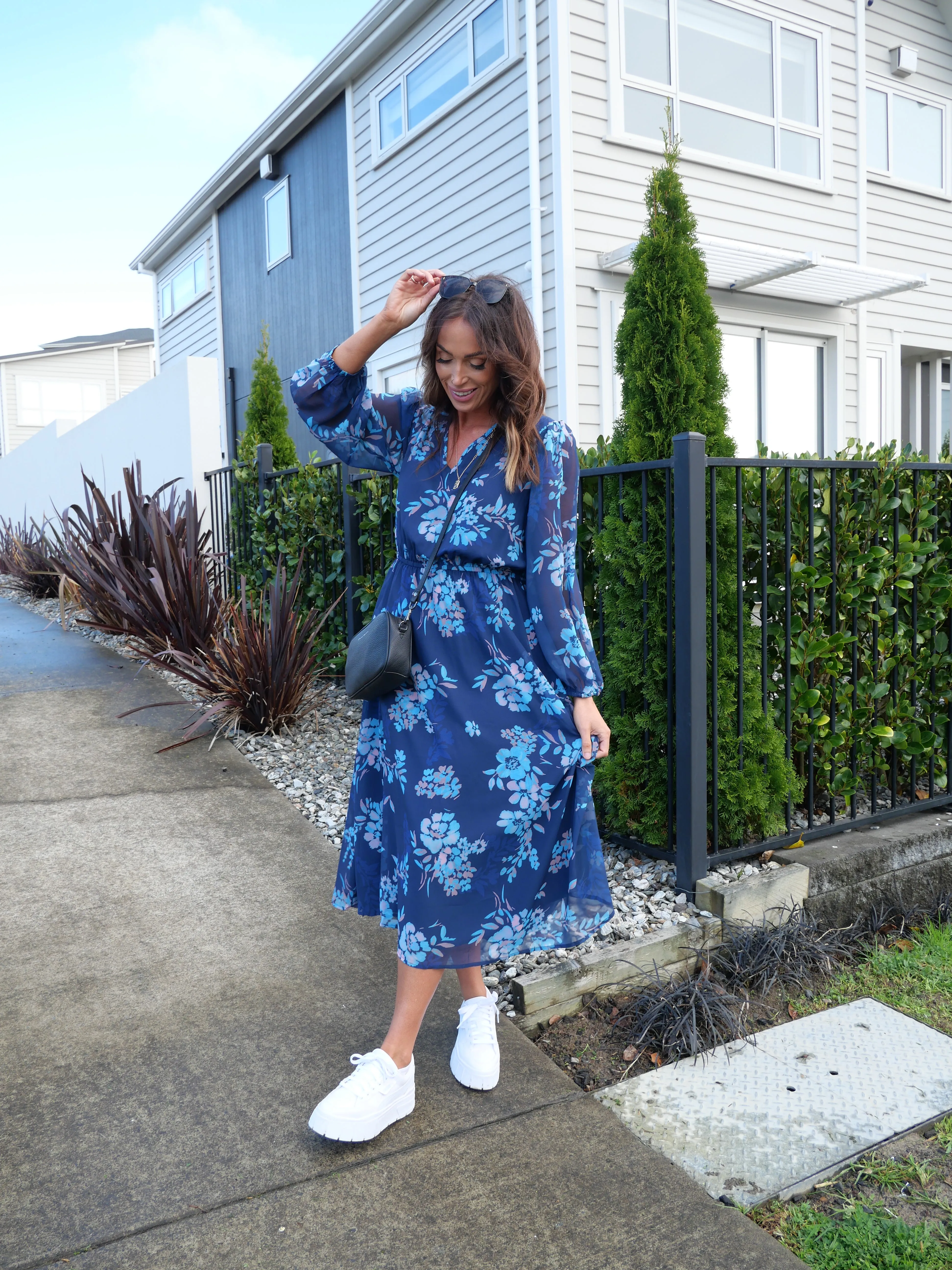 Boho Australia Miette Dress Navy Floral