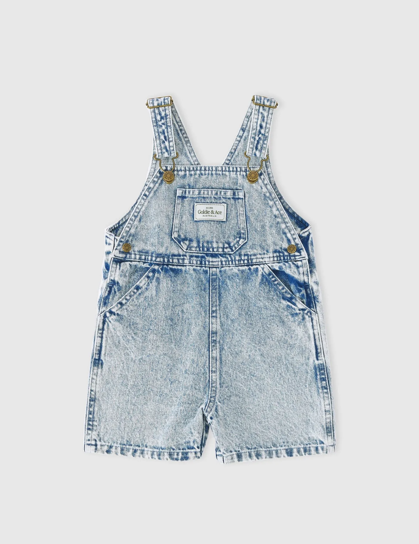 BURTON VINTAGE WASHED DENIM OVERALLS