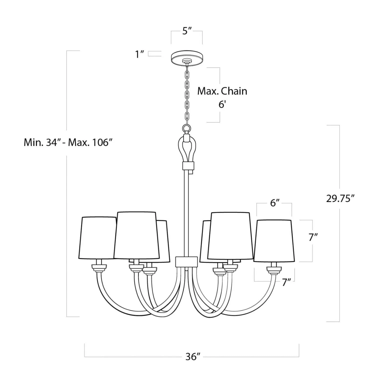 Coastal Living Bimini Chandelier