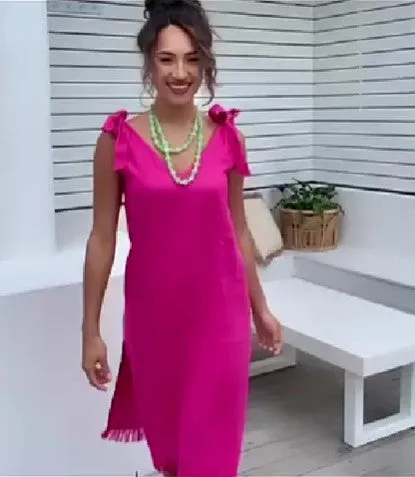 Coconinya hot pink dress