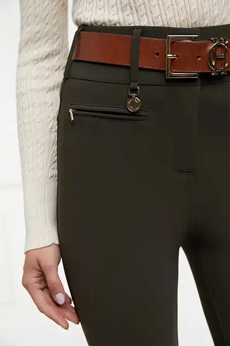 Contour Trouser (Dark Olive)