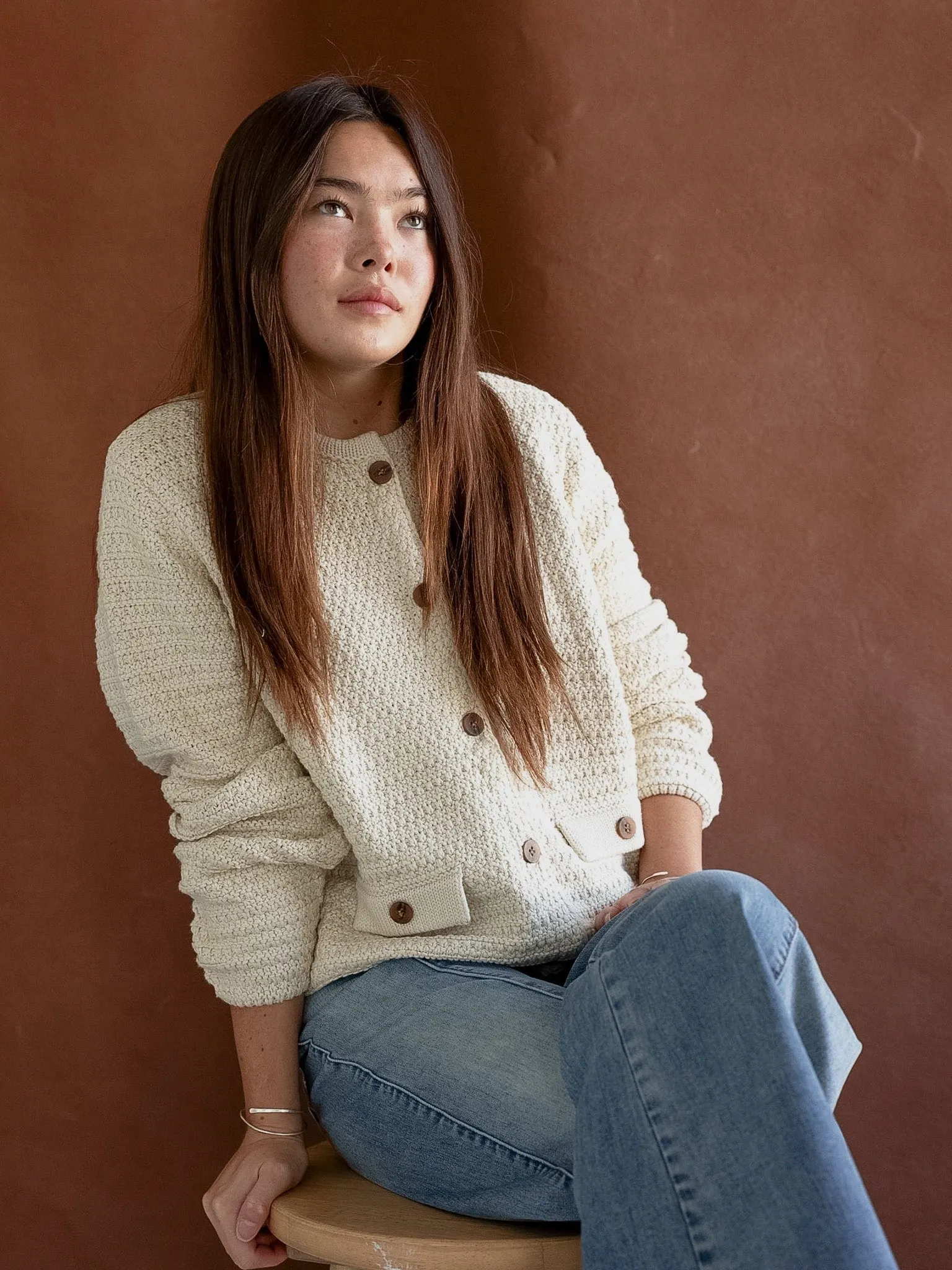 Cooper Pocket Cardigan - Oatmeal