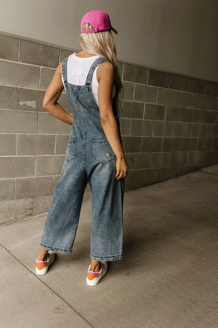 Corina Distressed Overalls