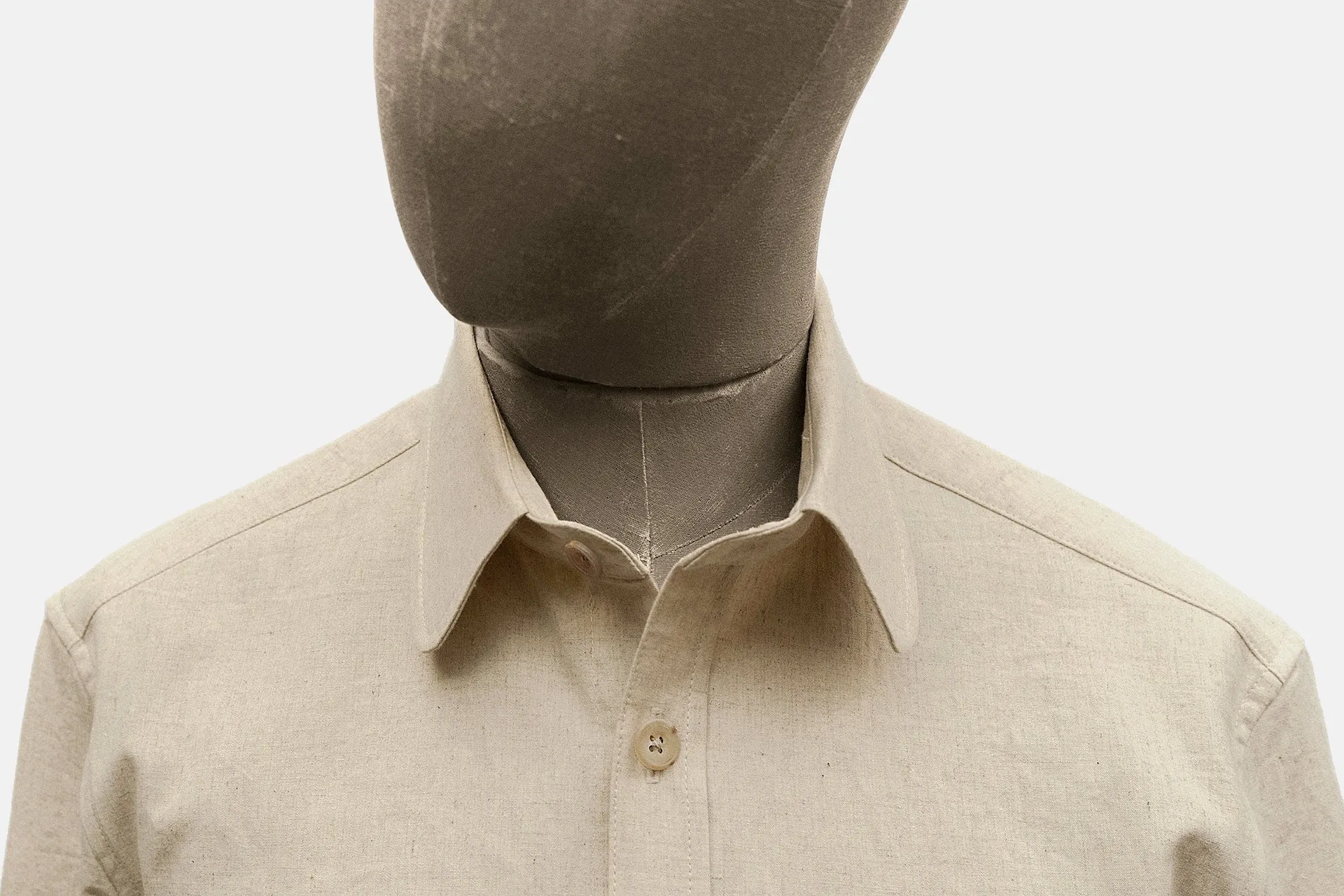 Cotton Standard Collar Shirt