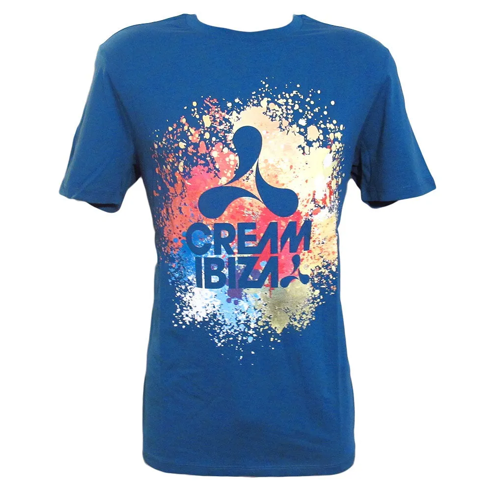 Cream Ibiza Paint Splash Men's T-shirt