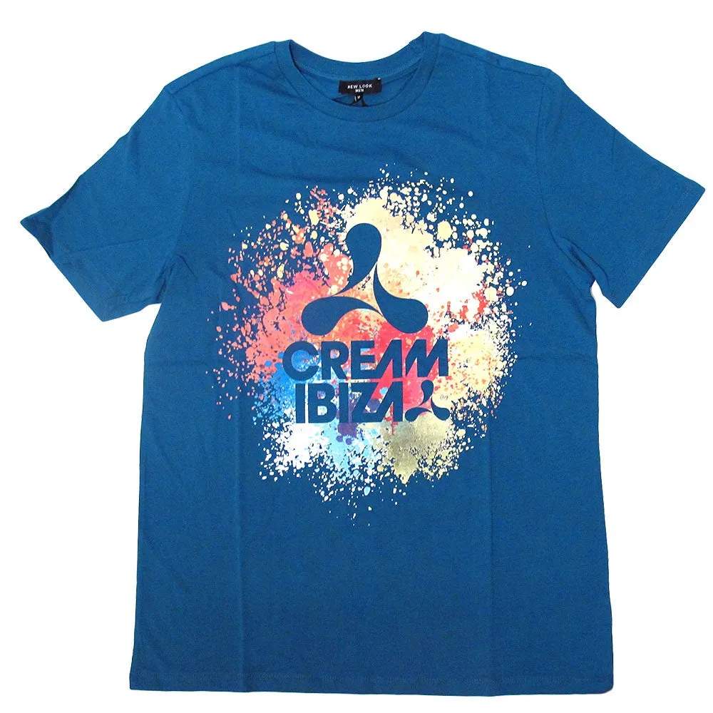 Cream Ibiza Paint Splash Men's T-shirt