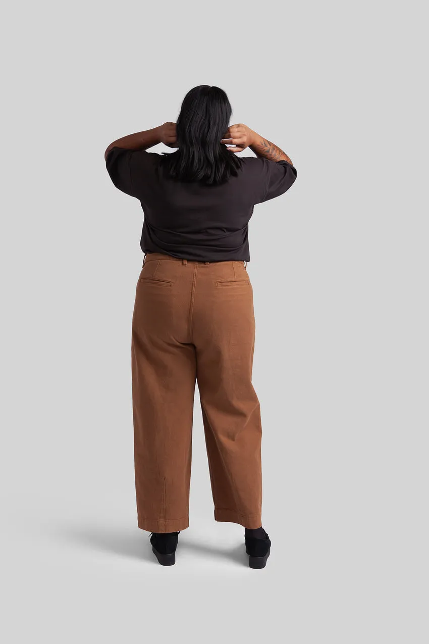 DECADE STUDIO - Kit trouser tobacco