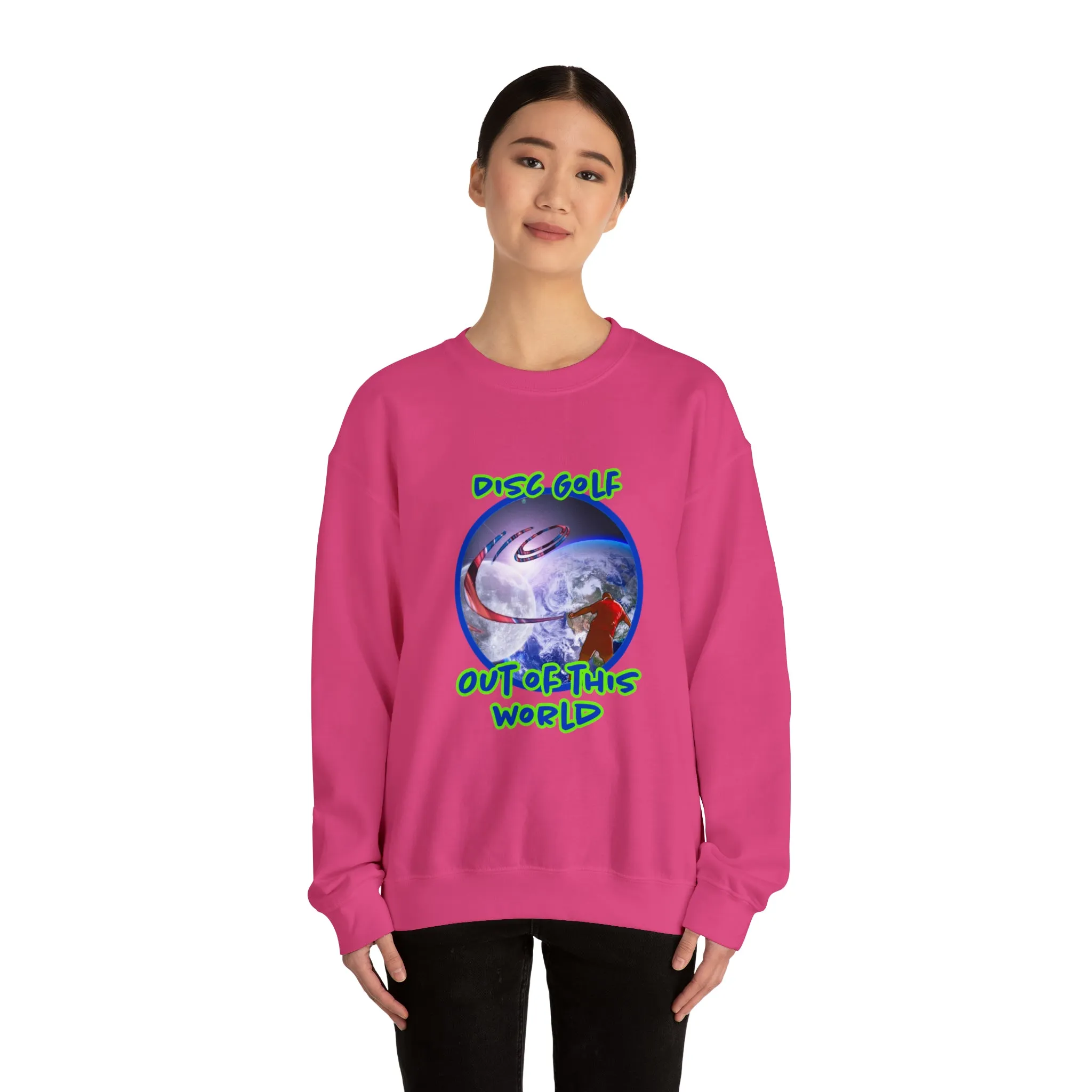 Disc Golf Unisex Heavy Blend™ Crewneck Sweatshirt