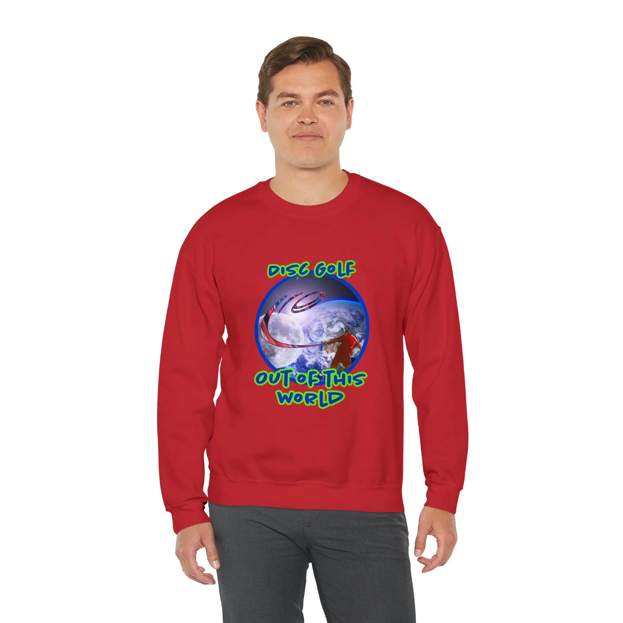 Disc Golf Unisex Heavy Blend™ Crewneck Sweatshirt