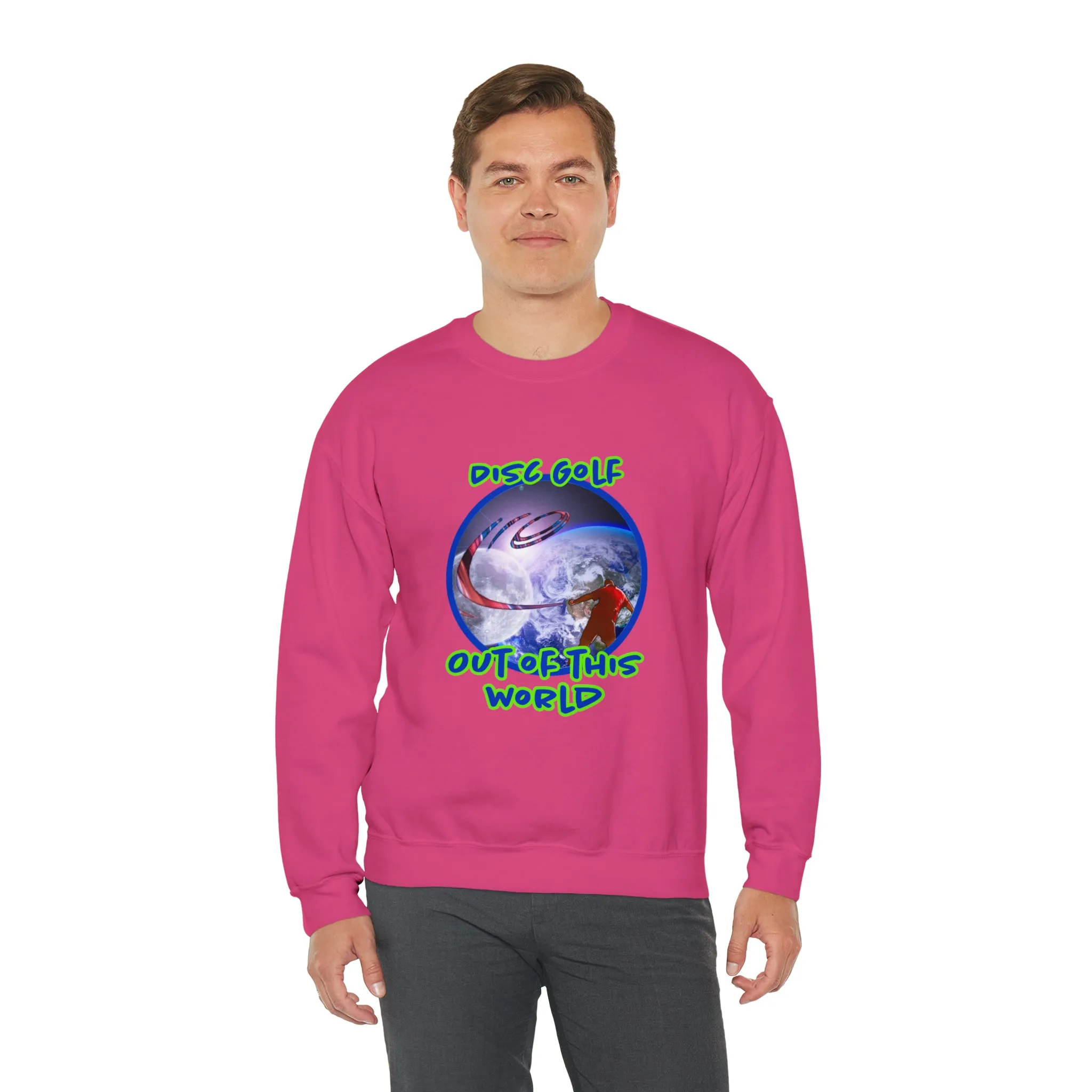 Disc Golf Unisex Heavy Blend™ Crewneck Sweatshirt