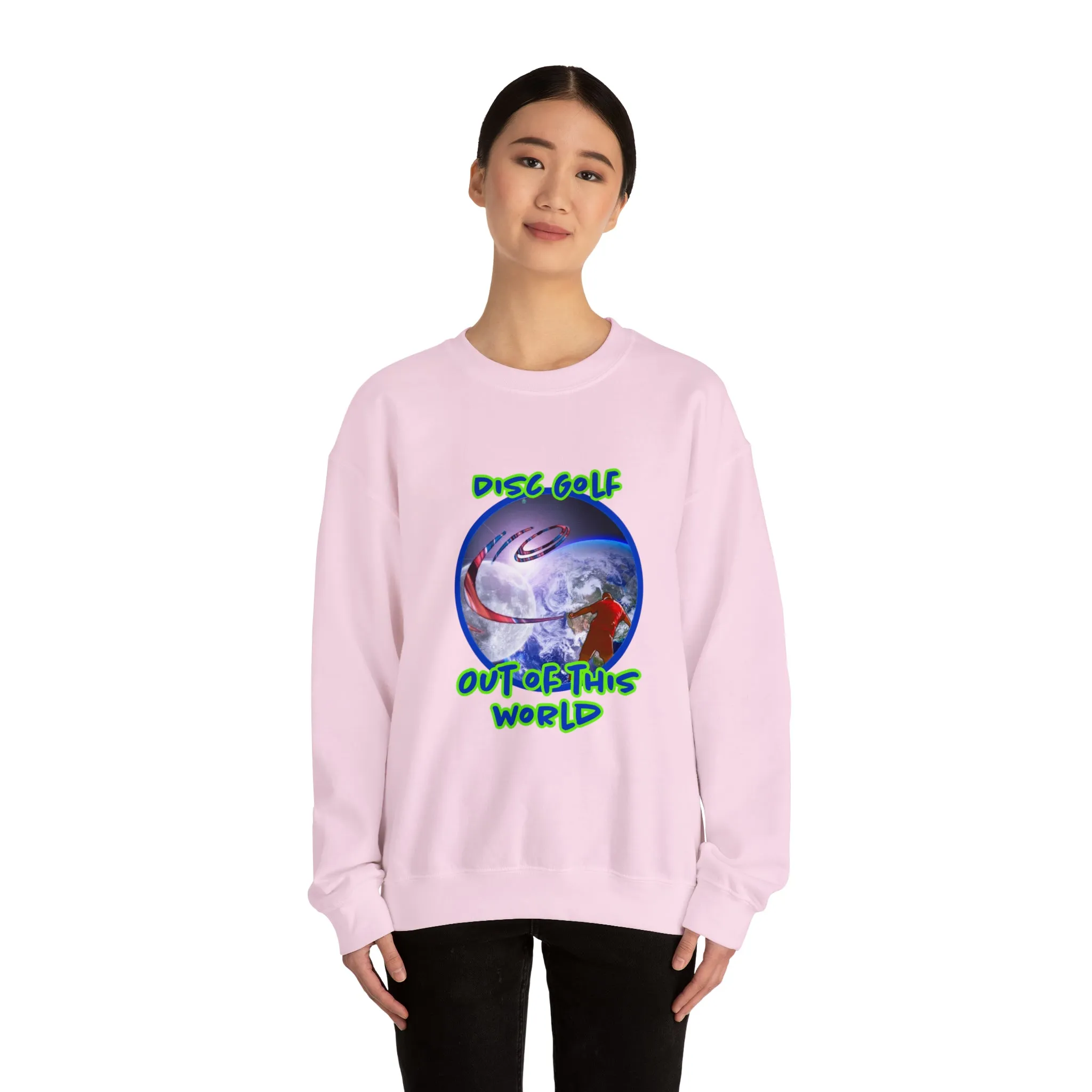 Disc Golf Unisex Heavy Blend™ Crewneck Sweatshirt