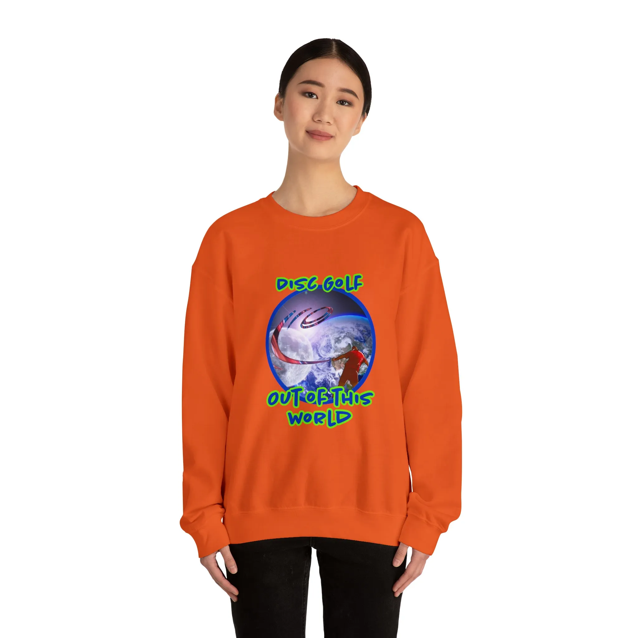 Disc Golf Unisex Heavy Blend™ Crewneck Sweatshirt