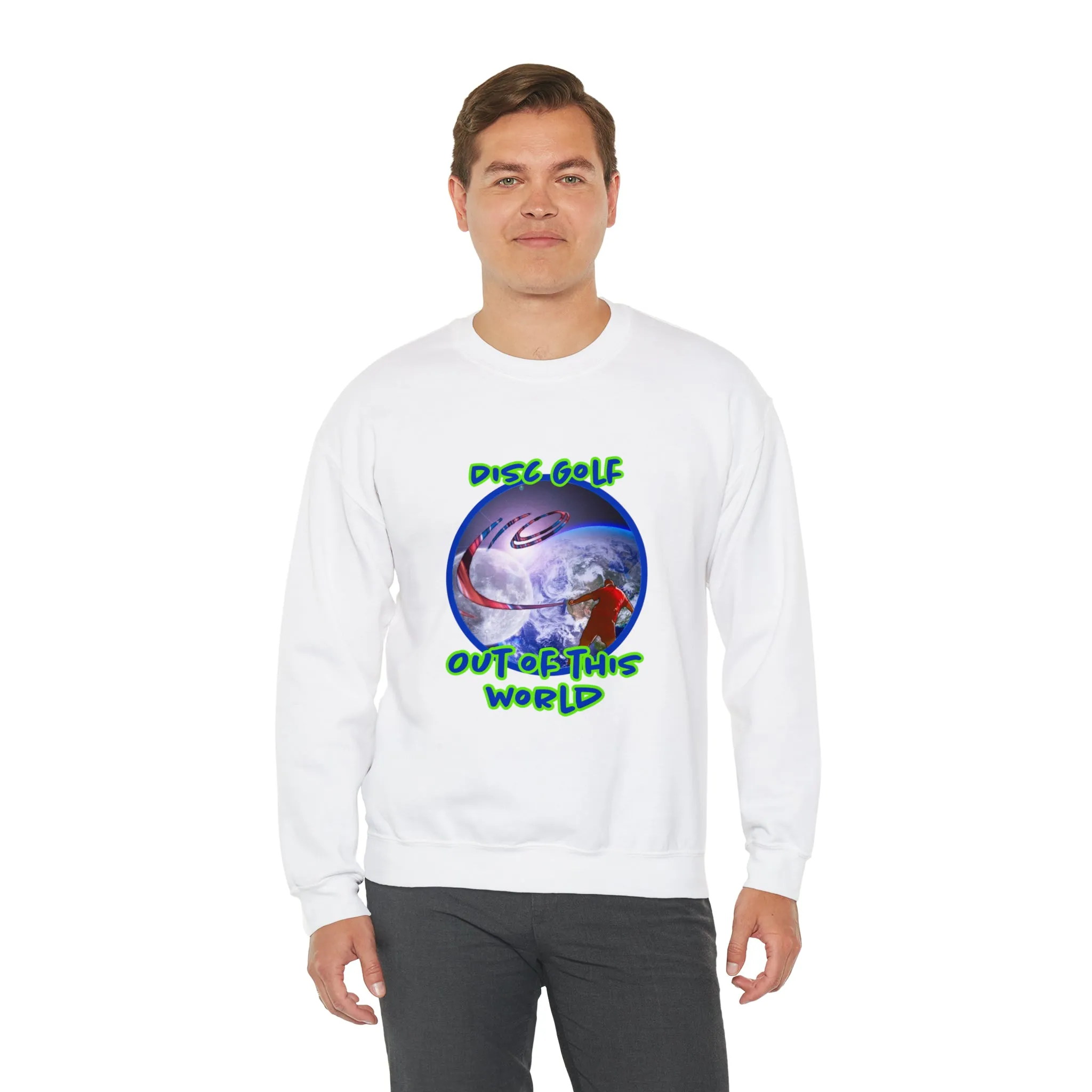 Disc Golf Unisex Heavy Blend™ Crewneck Sweatshirt