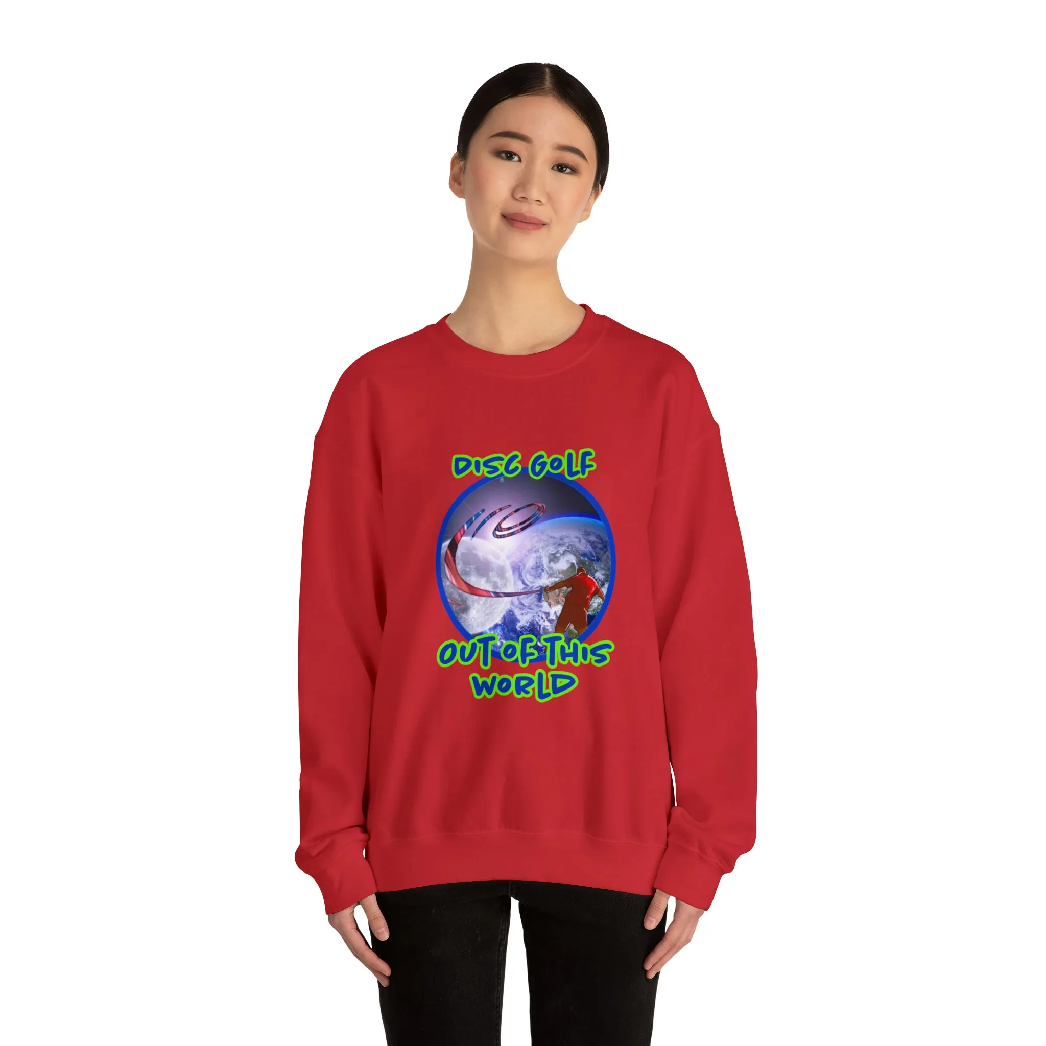 Disc Golf Unisex Heavy Blend™ Crewneck Sweatshirt