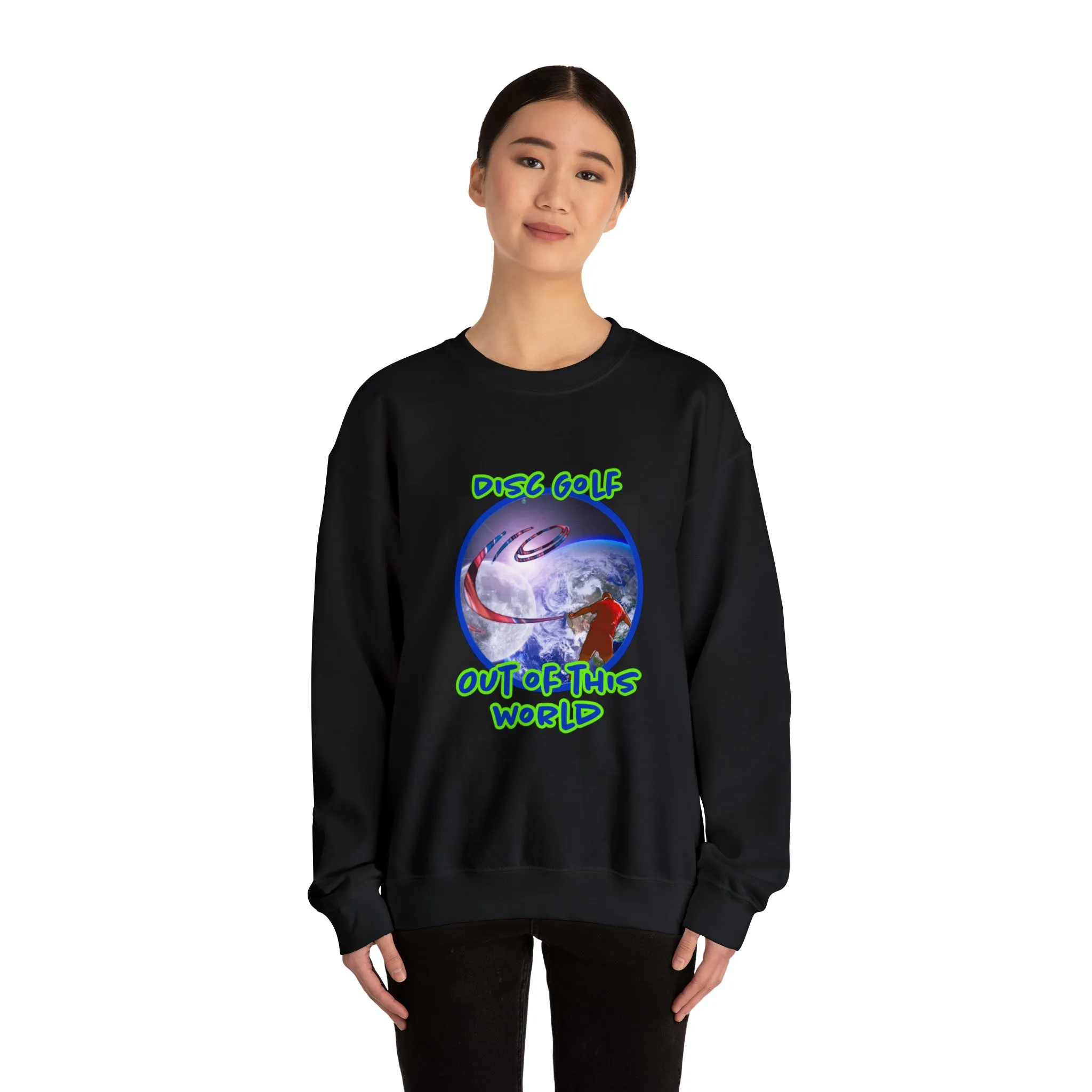 Disc Golf Unisex Heavy Blend™ Crewneck Sweatshirt