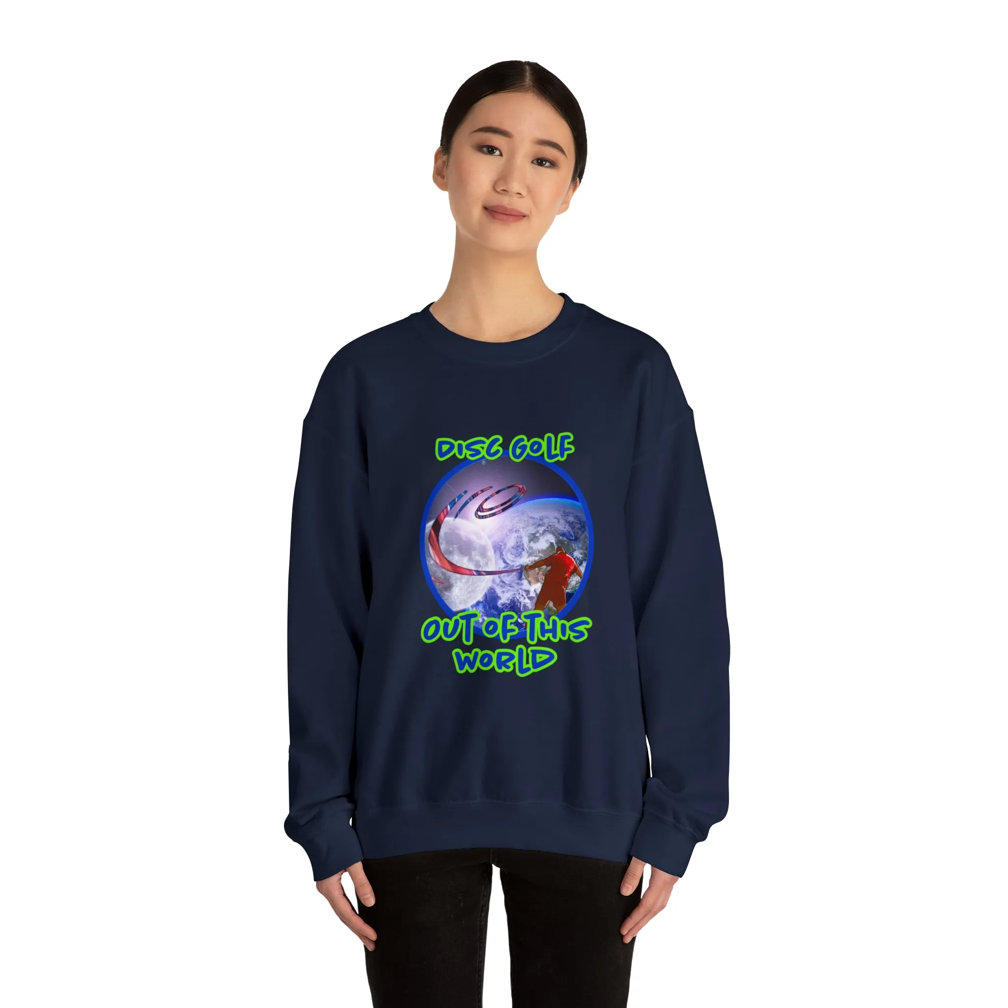 Disc Golf Unisex Heavy Blend™ Crewneck Sweatshirt